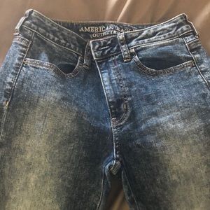American Eagle jetting crop pants